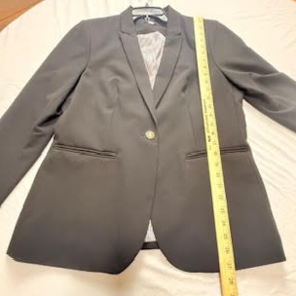Tommy Hilfiger Black One-Button Blazer – Women’s Size 14 – Lined, Career Classic - Picture 10 of 10